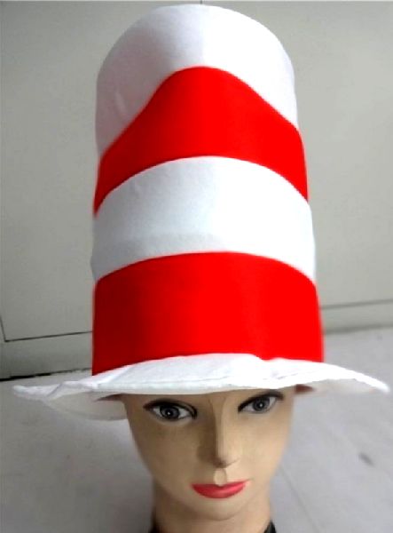 Dr Seuss Cat in the Hat Top Hat Fancy Dress Accessories from Novelties Direct Novelties Parties Direct Ltd